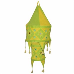 Bild von Pantalla lámpara 60cm verde amarillo
