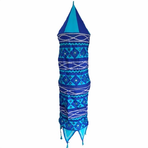 Bild von Pantalla lámpara torre 135cm azul azul turquesa
