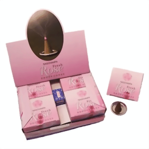 Bild von 120 conos de incienso Satya Nag Champa Fresh Rose pack
