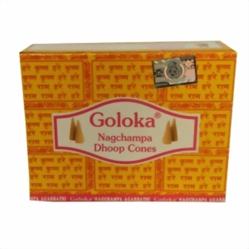 Bild von 10 Goloka Nagchampa Räucherkegel