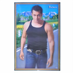 Bild von Poster Salman Khan im Muskelshirt Bollywood Star
