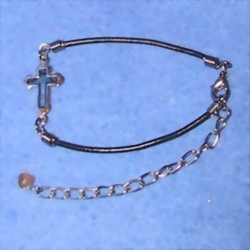 Bild von Bracciale a cordoncino Croce
