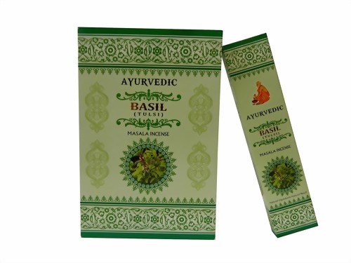 Bild von 180g Ayurvedic Basil Tulsi Masala Incense Räucherstäbchen