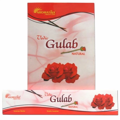 Bild von 180g Vedic Gulab Rose Räucherstäbchen 