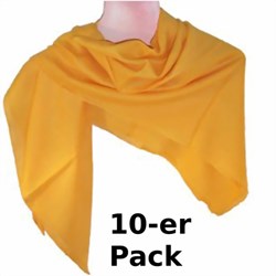 Bild von Tücher gelb einfarbig 10er Pack Baumwolle 