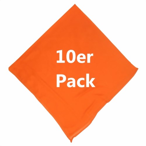 Bild von Pañuelos pack 10 50 x 50 cm monocromáticos naranja
