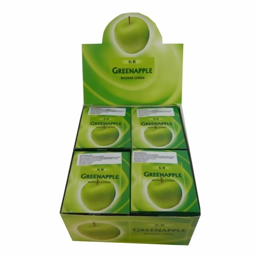 Bild von 120 conos de incienso Green Apple manzana verde pack
