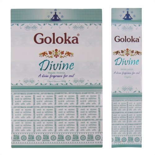 Bild von 180g Goloka Divine Masala Incense Räucherstäbchen