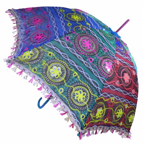 Bild von Parasole indiano multicolore 85 cm
