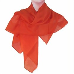 Bild von Tuch orange uni Baumwolle 100x100cm