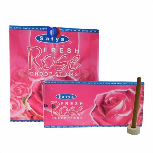 Bild von 120 Satya Fresh Rose Räuchersticks Dhoop Sticks 