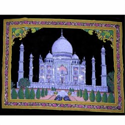 Bild von Indisches Wandbild Taj Mahal 107 x 78 cm
