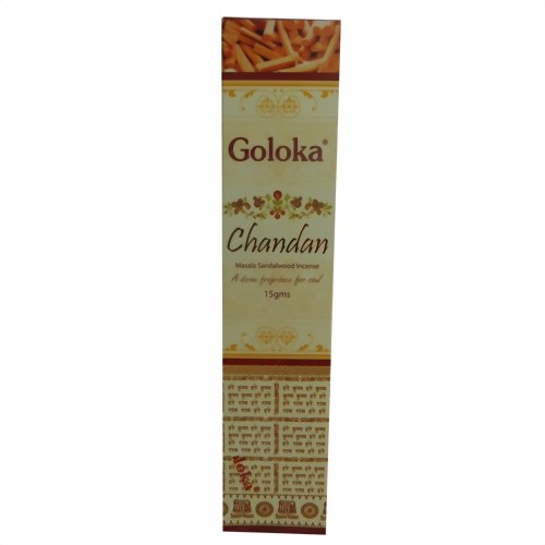 Bild von 15g Goloka Chandan Sandelholz Räucherstäbchen