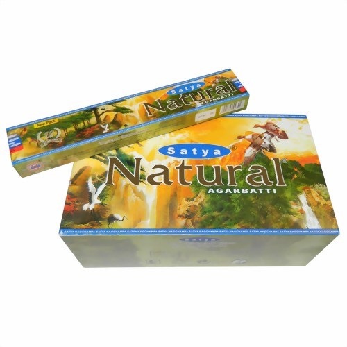 Bild von 180g Satya Natural grün Räucherstäbchen