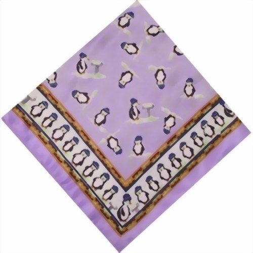 Bild von Foulard pinguini lilla
