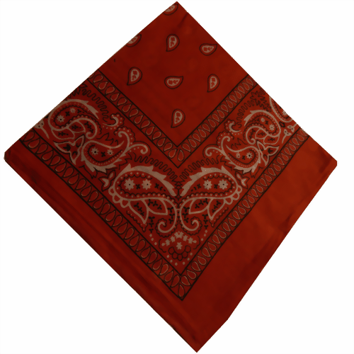 Bild von Bandana rosso in puro morbido cotone
