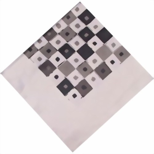 Bild von Foulard scacchiera bianco grigio
