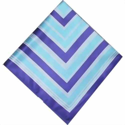 Bild von Foulard quadri lilla, blu chiaro
