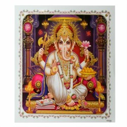 Bild von Imagen/ lámina Ganesha 54 x 54 cm
