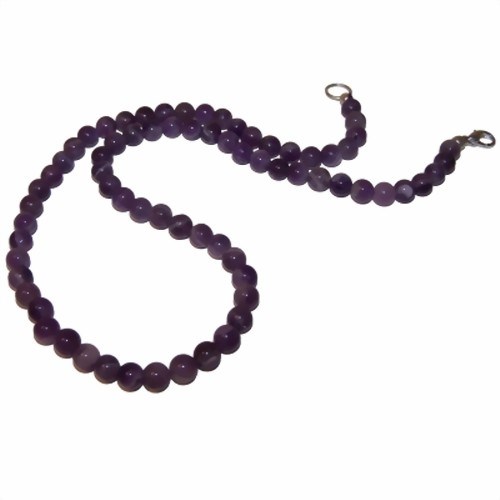 Bild von Collana in pietre d'Ametista 45 cm Lilla scuro
