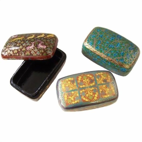 Bild von Joyeros papel maché  pack 3 cajitas 18 x 11 cm
