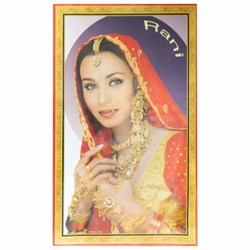 Bild von Póster Rani Mukherjee estrella de Bollywood con sari rojo
