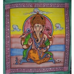 Bild von Tagesdecke Ganesha sitzend