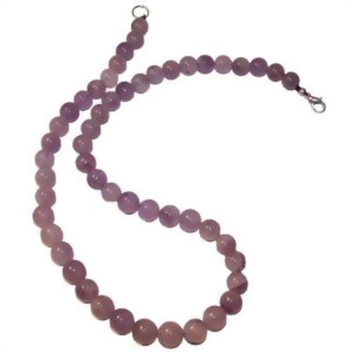 Bild von Collar de perlas amatista lila claro
