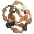 Bild von Collar de perlas ágata piedras semipreciosas pulidas multicolores 45cm
, Bild 1