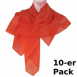 Bild von Tücher orange uni 10er Pack Baumwolle