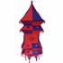 Bild von Pantalla lámpara pagoda 70cm azul rojo
, Bild 1