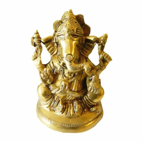 Bild von Statuetta Ganesha in ottone 9,5 cm
