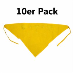 Bild von Pañuelos triangulares amarillo pack 10 40x40x60cm bordados
