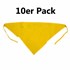 Bild von Pañuelos triangulares amarillo pack 10 40x40x60cm bordados
, Bild 1