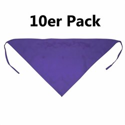 Bild von Pañuelos triangulares violeta pack 10 40x40x60cm bordados
