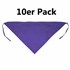Bild von Pañuelos triangulares violeta pack 10 40x40x60cm bordados
, Bild 1