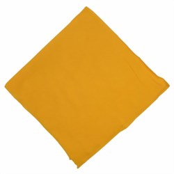Bild von Set 10 fazzoletti 50 x 50 tinta unita giallo
