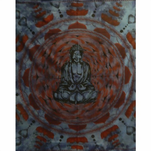Bild von Colcha loto Buda azul