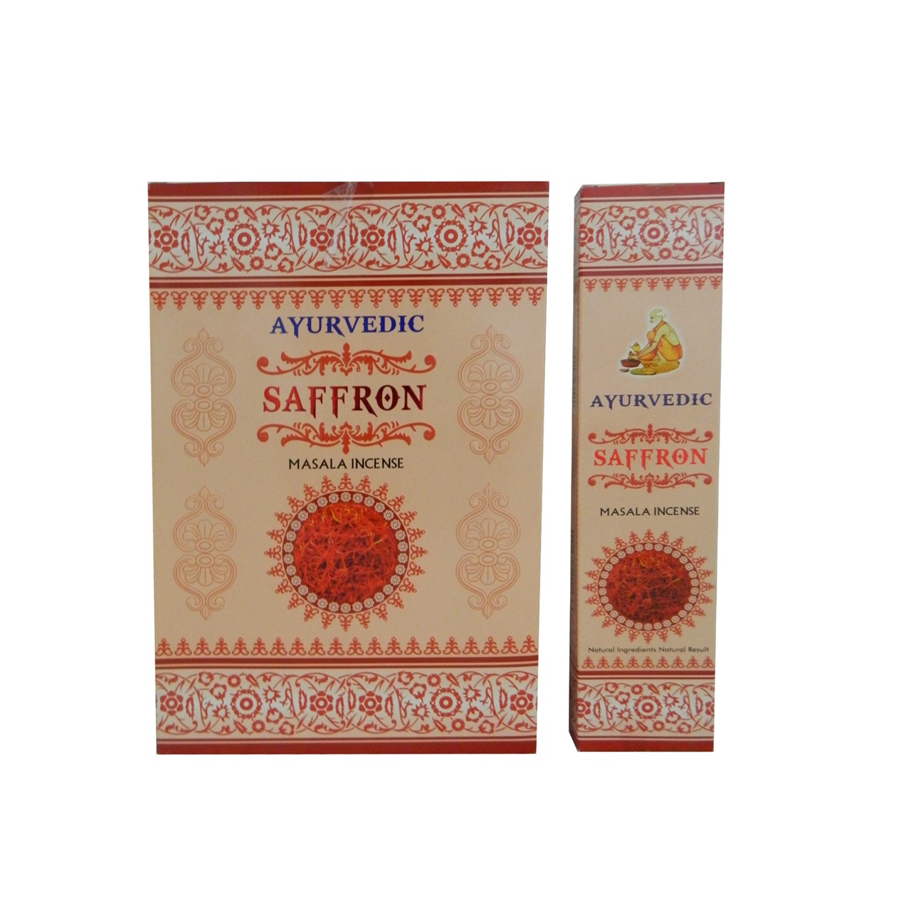 Bild von 180g Ayurvedic Saffron Masala Incense Räucherstäbchen