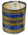 Bild von 24 Bangles Armreifen Royal blau mit Bindis, Bild 1